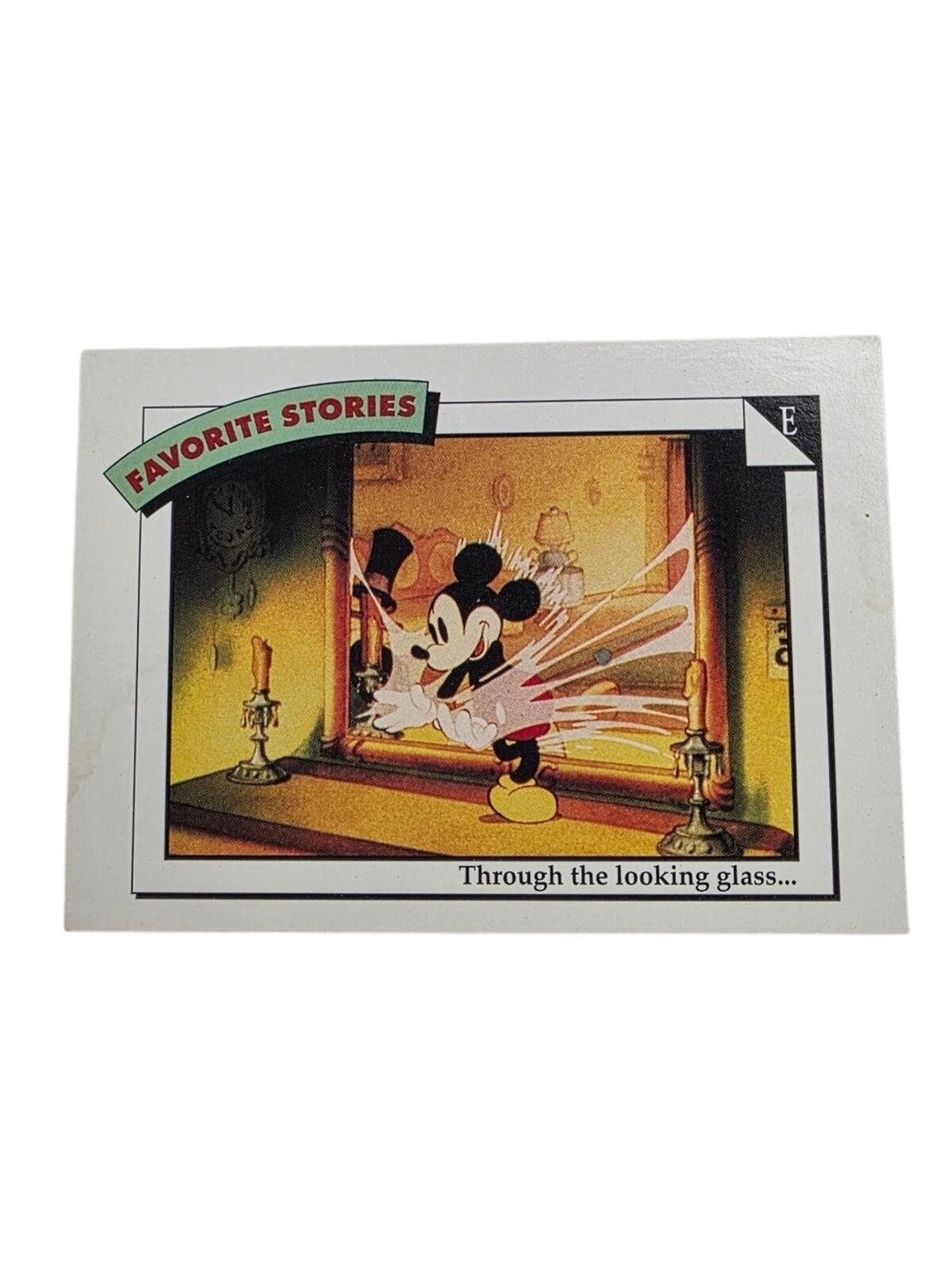 1991 Disney Mickey Mouse Trading Card – White, Black, Yellow, Red, Green