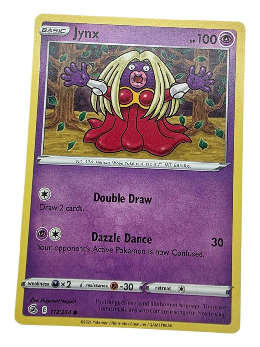 Jynx 112/264 Fusion Strike Pokemon trading card.