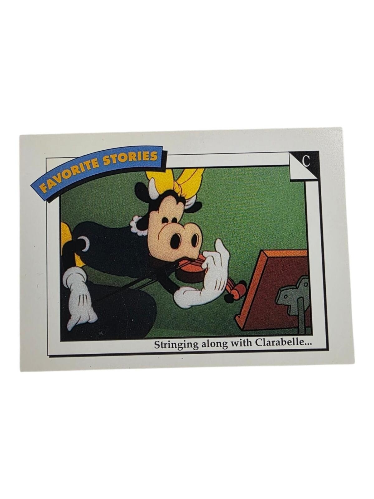 1991 Disney Favorite Stories Trading Card - Clarabelle Cow