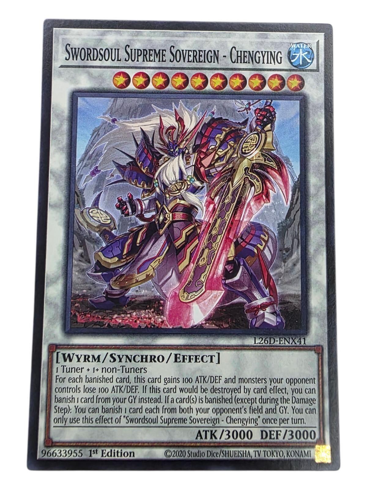 Swordsoul Supreme Sovereign - Chengying 1st Edition Rare Maze of the Master MZTM