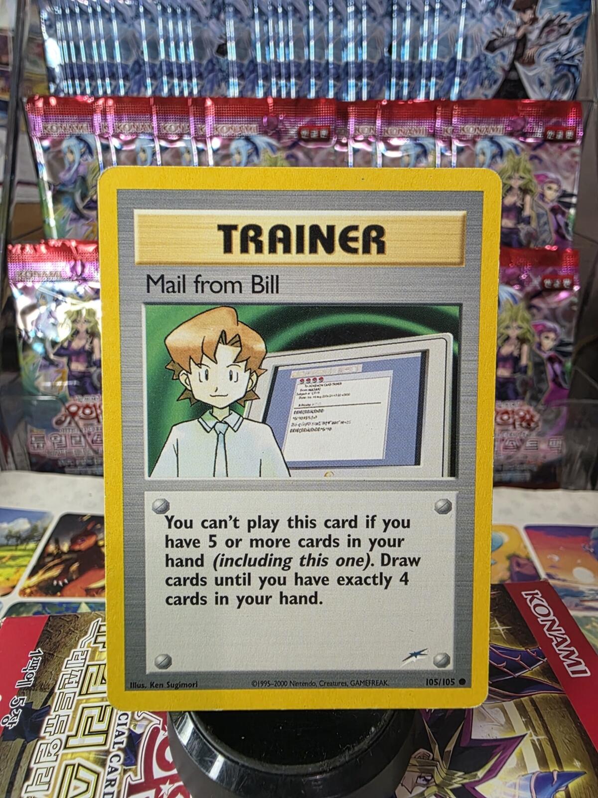 Pokemon Trainer Card - Yellow Border with Green Artwork