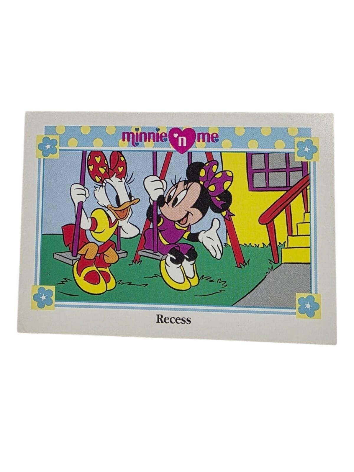 1991 Disney Minnie 'n Me Trading Card - Yellow, Pink, Red, Purple, Blue
