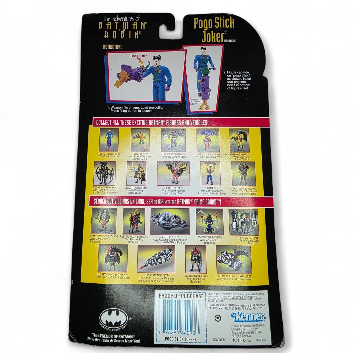 Pogo Stick Joker Batman The Adventures Of Batman And Robin Animated Kenner 1995
