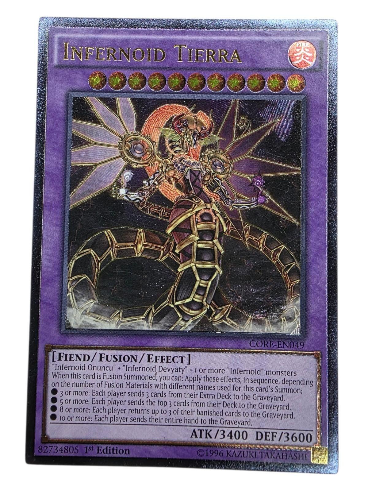 Infernoid Tierra (UTR) 1st Edition Ultimate Rare Clash of Rebellions CORE-EN049