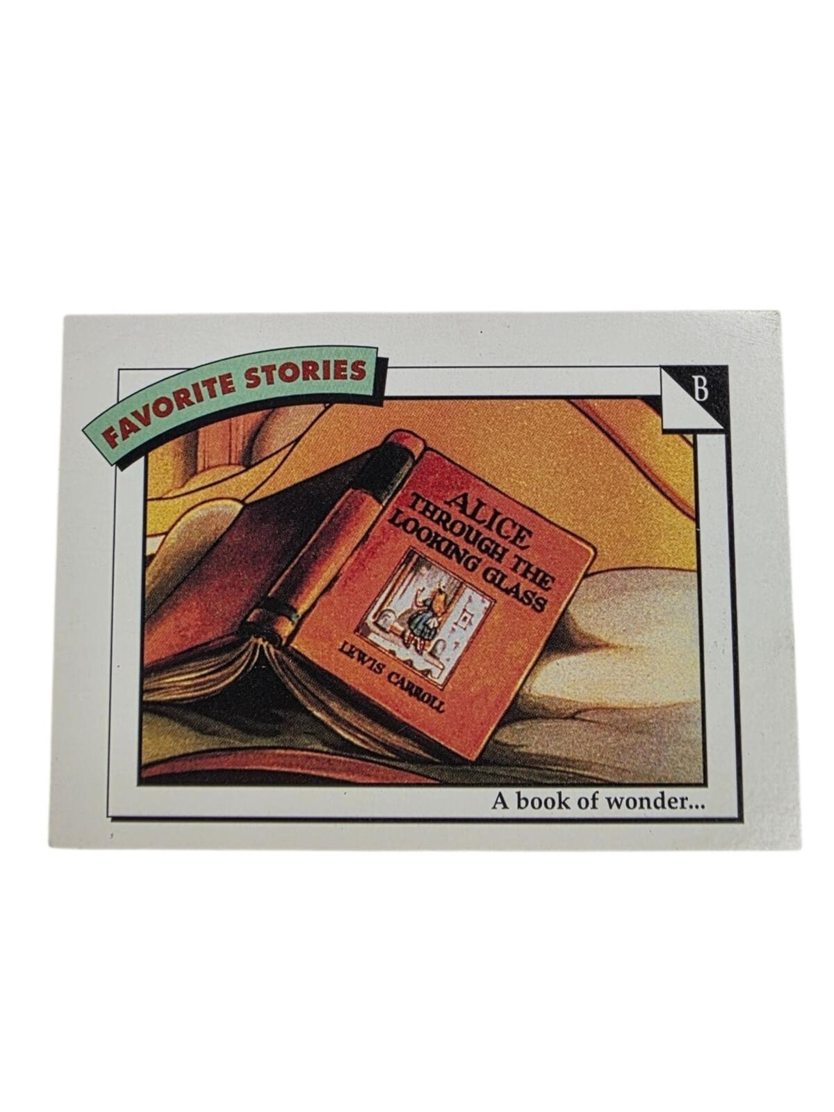 1991 Disney Trading Card - White, Red, Green, Black