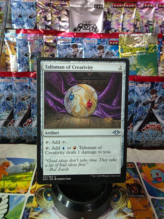 Talisman of Creativity Magic card from Modern Horizons set.