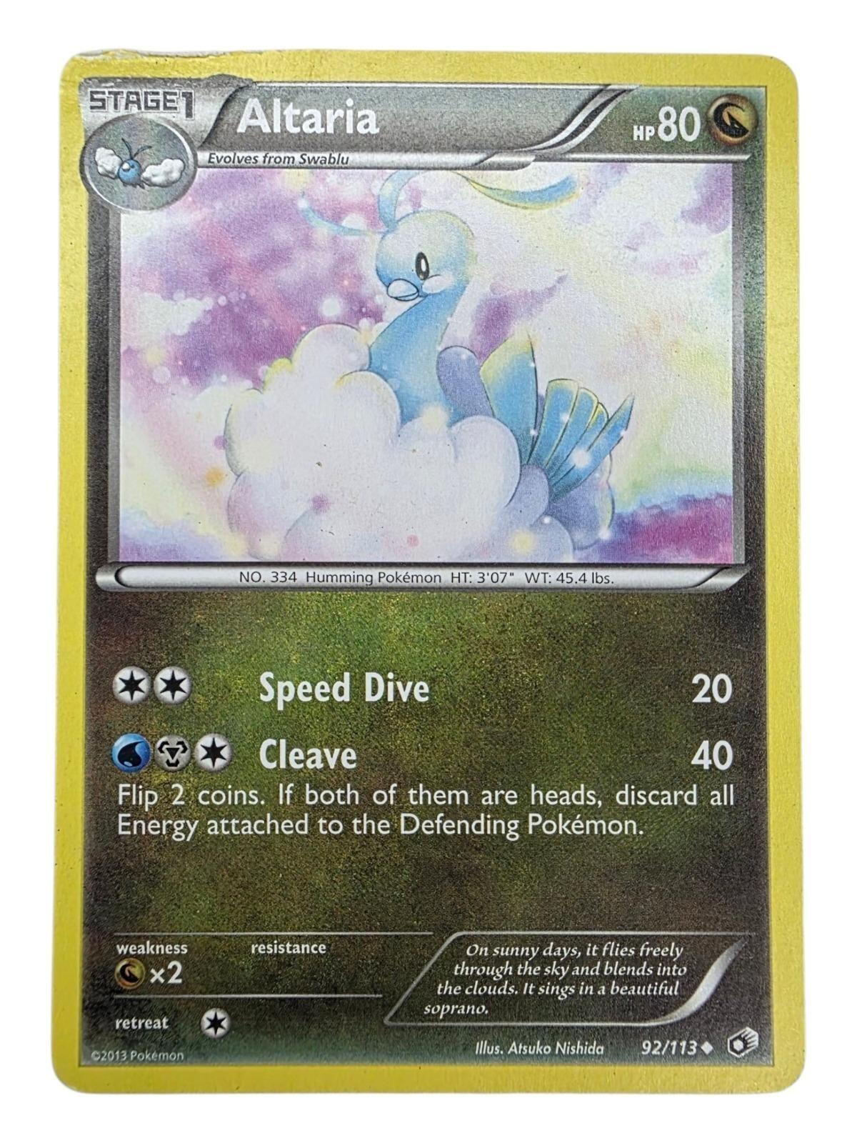 Altaria Uncommon Legendary Treasures 92/113 NM