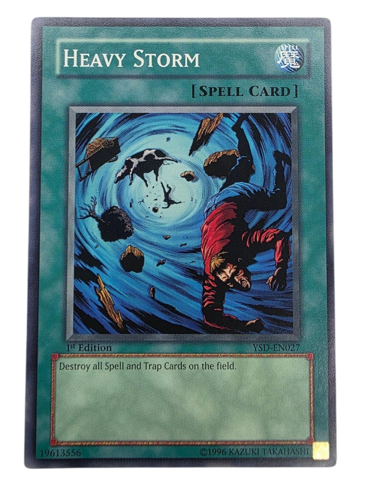 Heavy Storm 1st Edition Common Structure Deck: Lord of the Storm SD8-EN022 NM