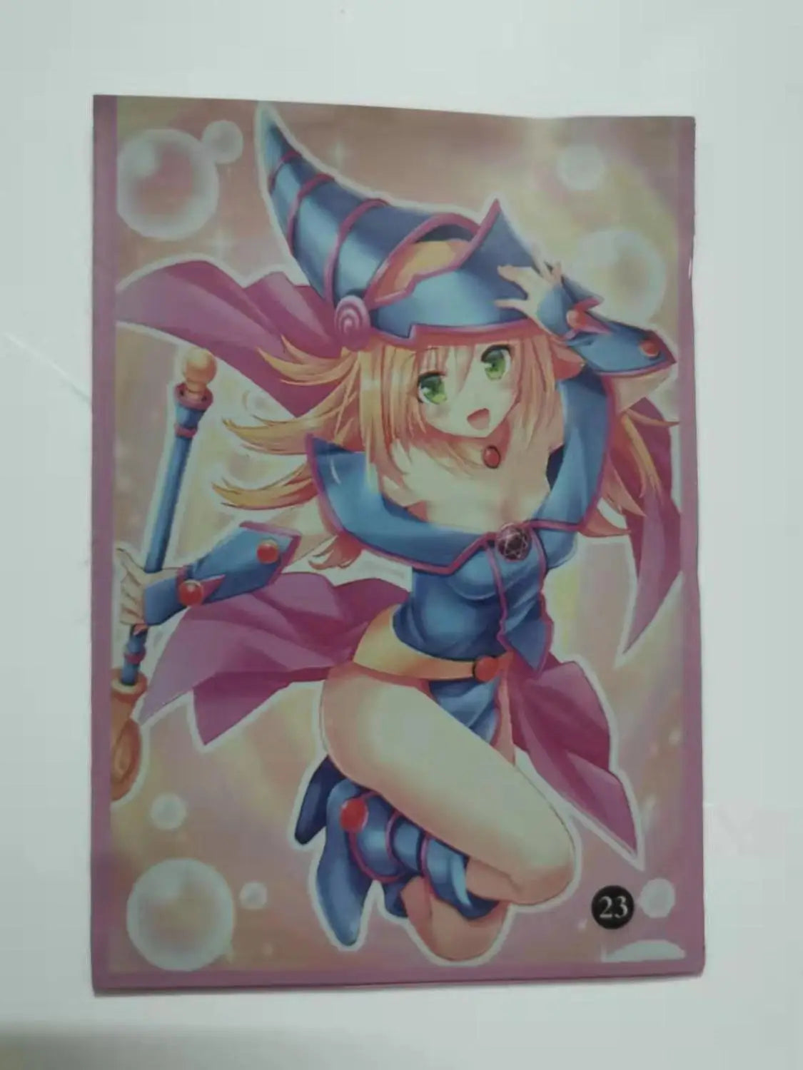 50pcs/lot Anime Yu-Gi-Oh! Dark Magician Girl yugioh Cosplay Board Games Card Sleeves Barrier Protector toy gift