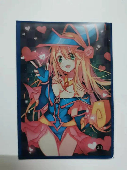50pcs/lot Anime Yu-Gi-Oh! Dark Magician Girl yugioh Cosplay Board Games Card Sleeves Barrier Protector toy gift