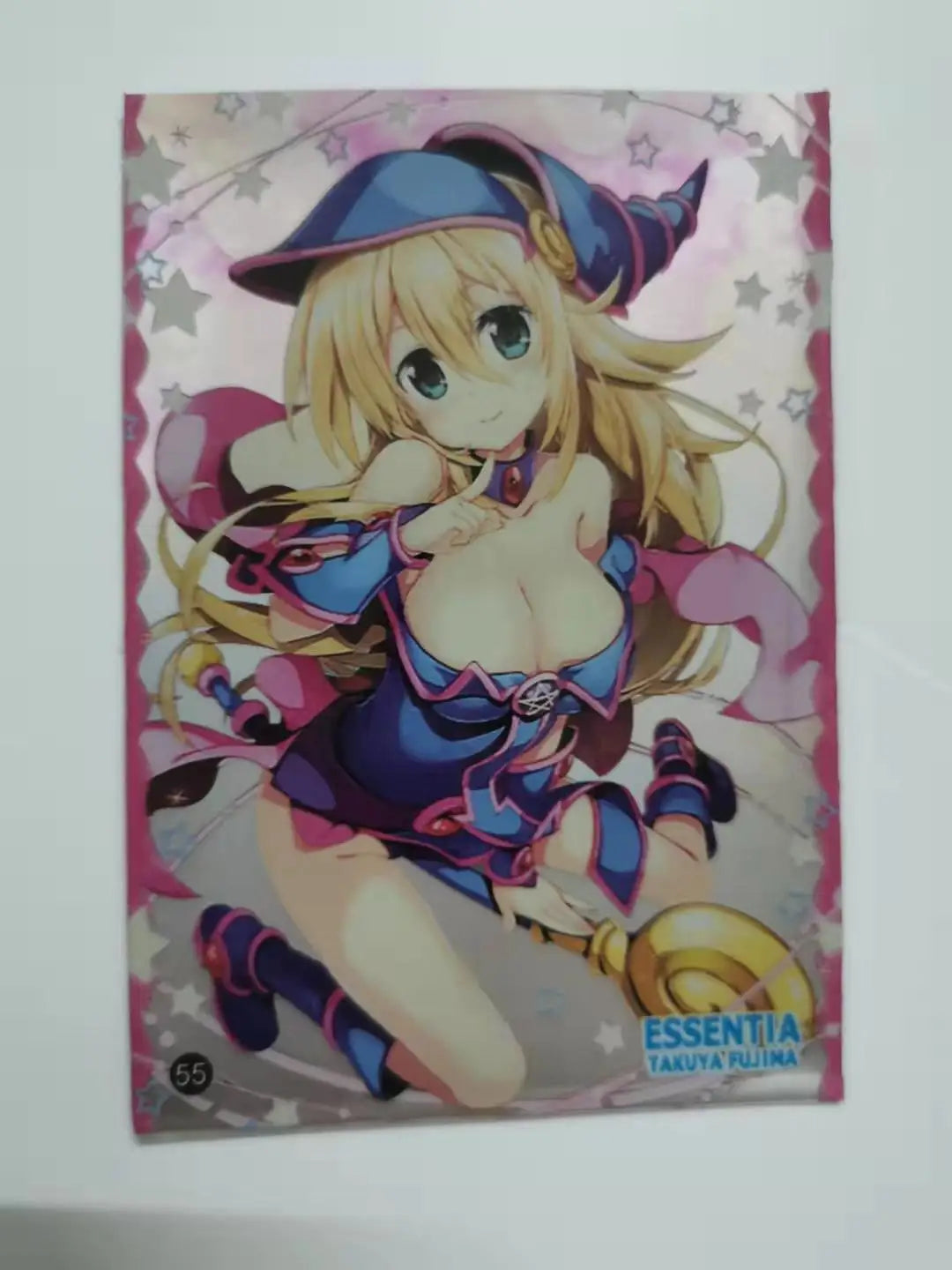 50pcs/lot Anime Yu-Gi-Oh! Dark Magician Girl yugioh Cosplay Board Games Card Sleeves Barrier Protector toy gift