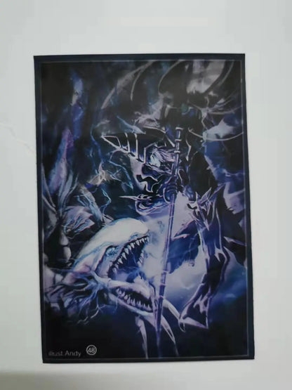 50pcs/lot Anime Yu-Gi-Oh! Dark Magician Girl yugioh Cosplay Board Games Card Sleeves Barrier Protector toy gift
