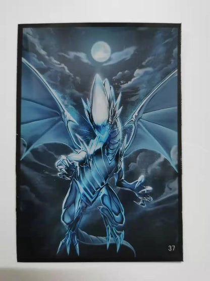 50pcs/lot Anime Yu-Gi-Oh! Dark Magician Girl yugioh Cosplay Board Games Card Sleeves Barrier Protector toy gift