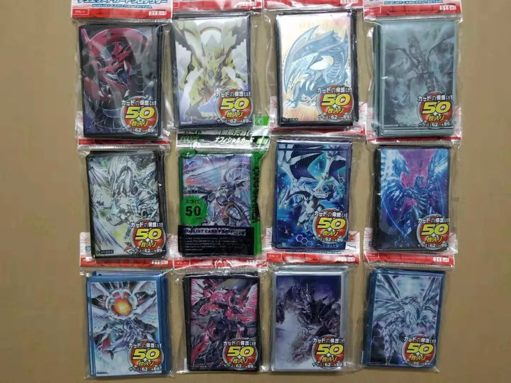 50pcs/lot Anime Yu-Gi-Oh! Dark Magician Girl yugioh Cosplay Board Games Card Sleeves Barrier Protector toy gift