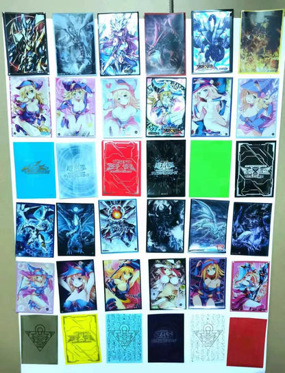 50pcs/lot Anime Yu-Gi-Oh! Dark Magician Girl yugioh Cosplay Board Games Card Sleeves Barrier Protector toy gift