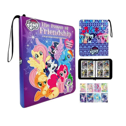400 My Little Pony Anime Cartoon Album Book Game Card Collection Binder Children’s Toy Large Capacity Business Card Holder Gift