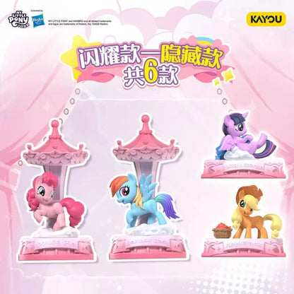 Kayou My Little Pony Magic Rubber Puppet V1 V2 V3 Trendy Blind Box Genuine Eraser Holiday Gift Ornaments