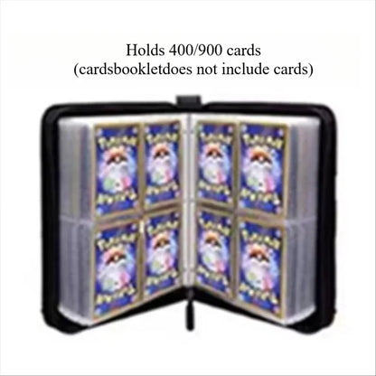 Powerpuff Girls Card Organizer 400/900 Cards Pack with 4/9 Card Slots Zippered Double Pockets Anime Merchandise Gift