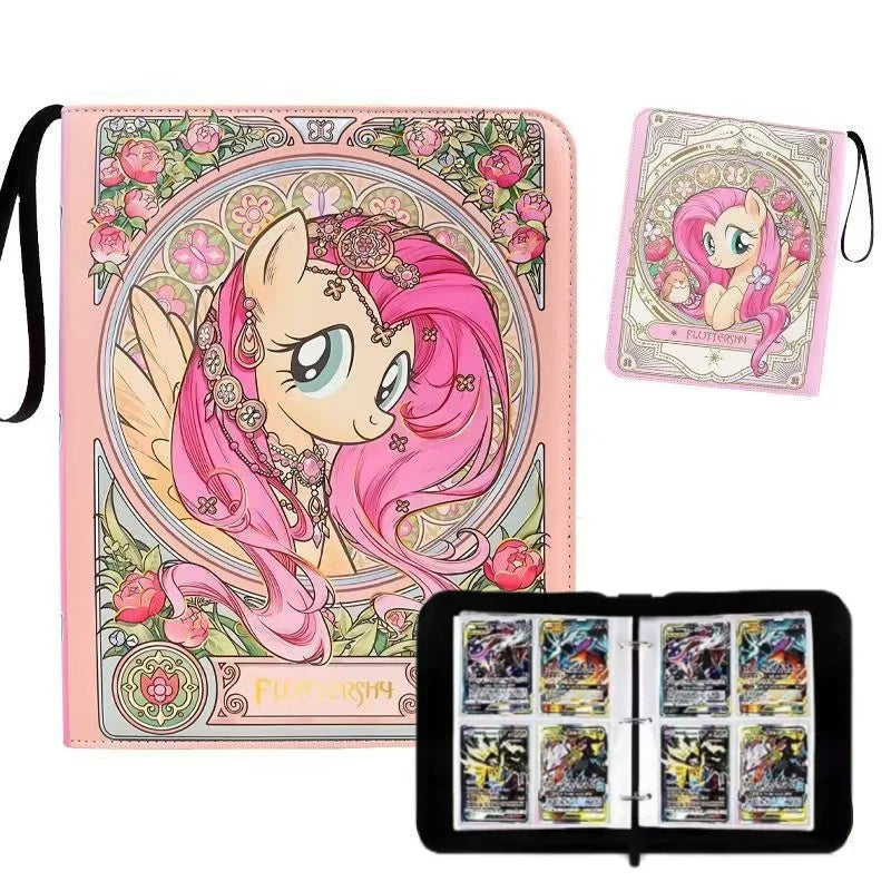 400 My Little Pony Anime Cartoon Album Book Game Card Collection Binder Children’s Toy Large Capacity Business Card Holder Gift