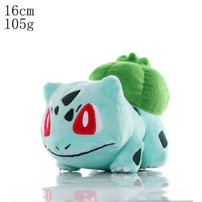 Hot Sale Pokemon Plush Dolls Set - Pikachu Charmander Bulbasaur Squirtle Psyduck Eevee Soft Stuffed Animals Peluche Toy Gifts