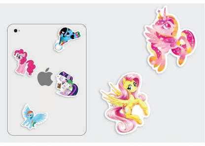 50Pcs Pony Stickers Cute Cartoon Stickers Mobile Phone Cup Notebook Waterproof Decorative Hand Account Stickers