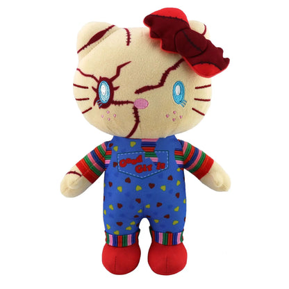 2026 Cute Halloween Creative Plush Toy Clown Resurrection Ghost Baby Chacy Chucky Plush Doll Kids Birthday Gift
