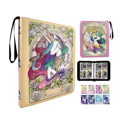 400 My Little Pony Anime Cartoon Album Book Game Card Collection Binder Children’s Toy Large Capacity Business Card Holder Gift