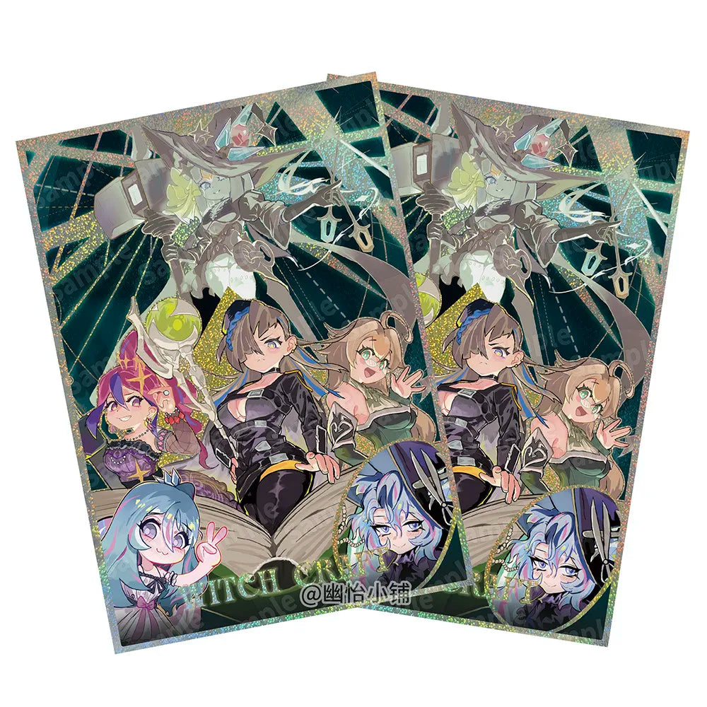 50pcs Diy Yu-Gi-Oh! Witchcrafter Madame Rilliona Card Sleeve TCG OCG Kewl Tune Rotary Galatea Game Collectible Card Sleeve Toys