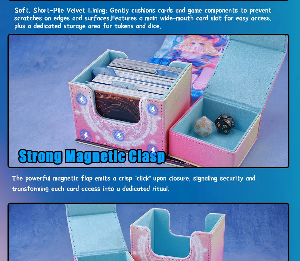 Gacha Dark Magician Girl Deck Box Dicewinder for YGO