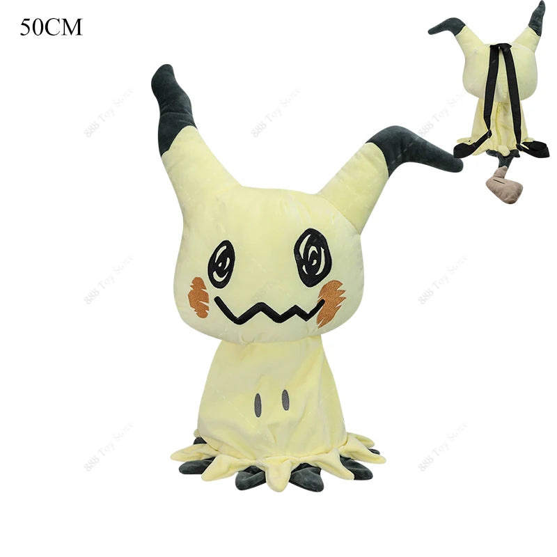 Pokemon Plush Backpack Anime Gengar Charizard Piplup Eevee Mimikyu Soft Stuffed Schoolbag Shoulder Bag Toy for Kids