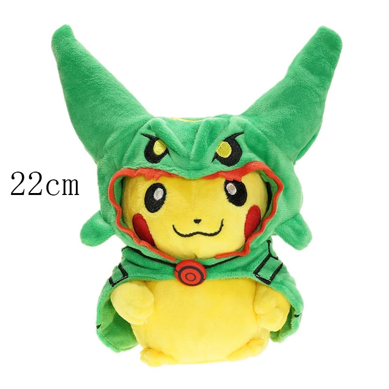 Pokemon Pikachu Morpeko Gengar Cosplay Toy Snorlax Garchomp Tyranitar Hydreigon Anime Eevee Lapras Stuffed Plush Charizard doll
