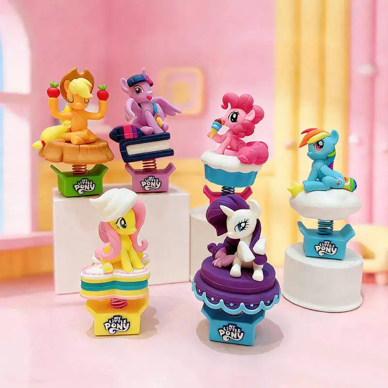 My Little Pony Twilight Sparkle Rarity Rocking Ornament Home Decor Car-mounted Accessories Stress-relieving Toys Gifts Genuine