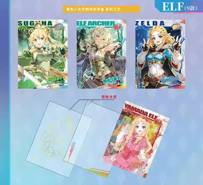 Exceedingly Beautiful Women Goddess Cards Anime Premium Spicy HOLO Booster Thick Exquisite Metal Card Games Toys Gift