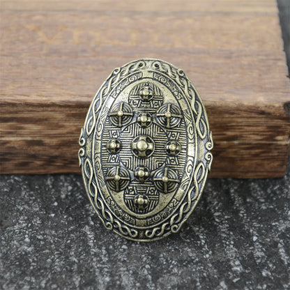 Nostalgia 1Pcs Retro Sweden Norse Viking Brooches Badge Suit Shirt Clothing Jewelry Brosch Talisman