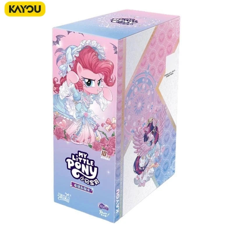 KAYOU Authentic My Little Pony Shining Moon Pack 11th Edition Hidden SC Trading Collectible Cards Toy Gift for Kids Birthday