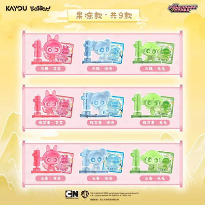 Kayou The Powerpuff Girls Blind Box Kung Fu Sweetheart Click Mini Doll Series Assemblable And Stackable Dolls Anime Collectibles