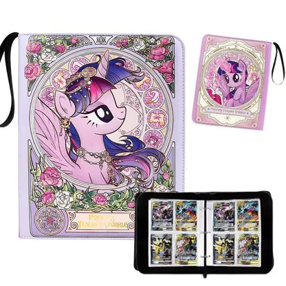 400 My Little Pony Anime Cartoon Album Book Game Card Collection Binder Children’s Toy Large Capacity Business Card Holder Gift
