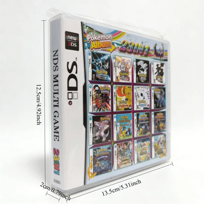 USA English Peripheral Pokemon Console Cartridge NDS Game Card 23 in 1 4300 in 1  White Box R4 Game Cards Collection Boy Gift