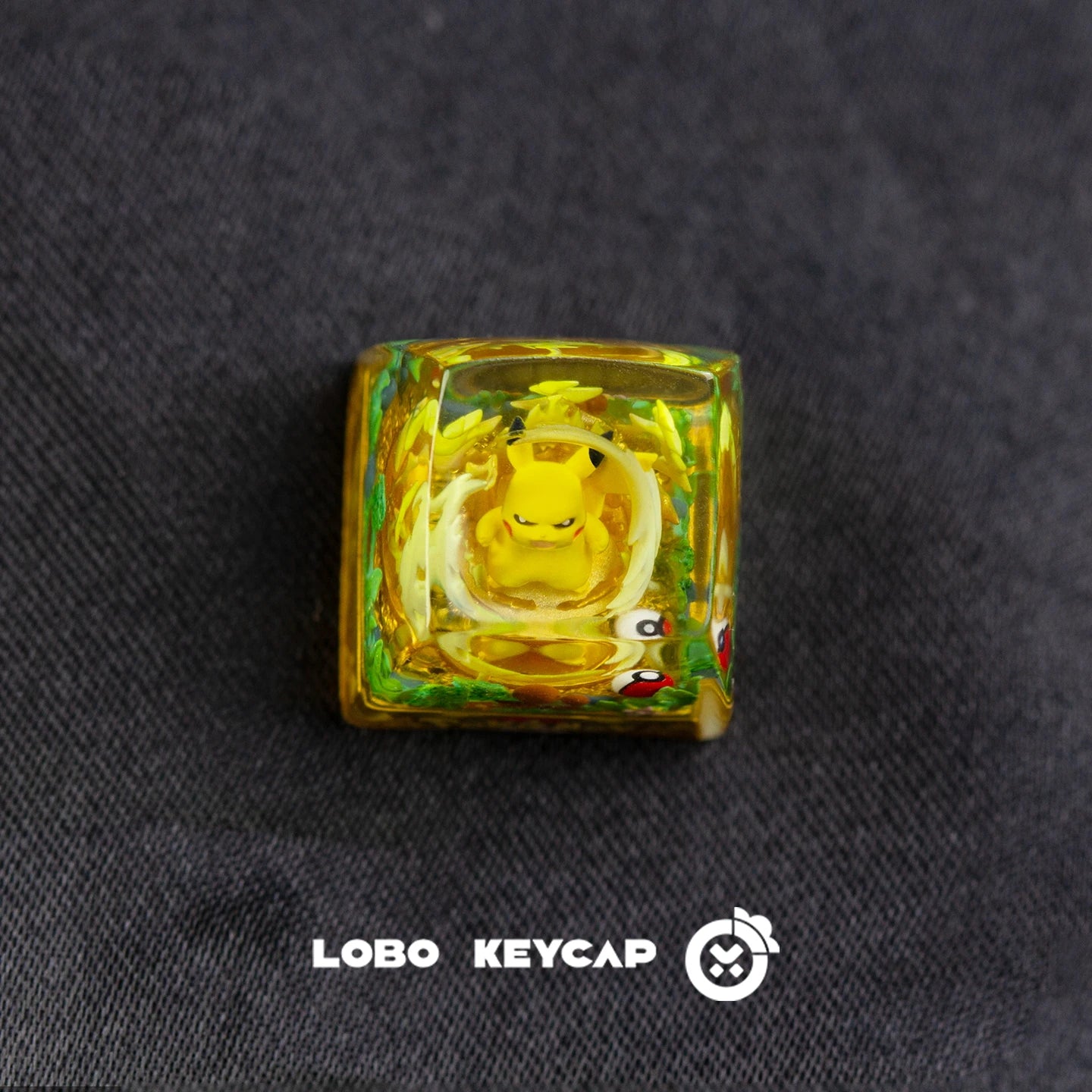 Anime Keycap Pokemon Snorlax Pikachu Gengar Single Handmade Cute Resin Custom Esc For Mechanical Keyboard Enthusiasts Keycaps