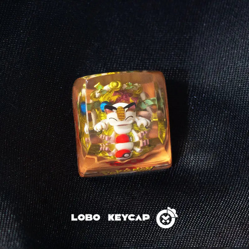 Anime Keycap Pokemon Snorlax Pikachu Gengar Single Handmade Cute Resin Custom Esc For Mechanical Keyboard Enthusiasts Keycaps