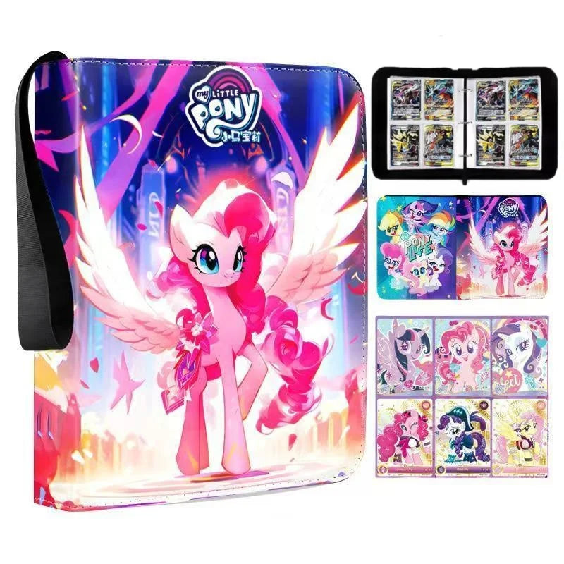 400 My Little Pony Anime Cartoon Album Book Game Card Collection Binder Children’s Toy Large Capacity Business Card Holder Gift