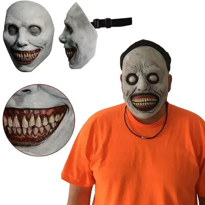 Creepy Halloween Mask Smiling Demons Horror Face Masks The Evil Cosplay Props Party Masquerade Halloween Mask Clothing Accessor