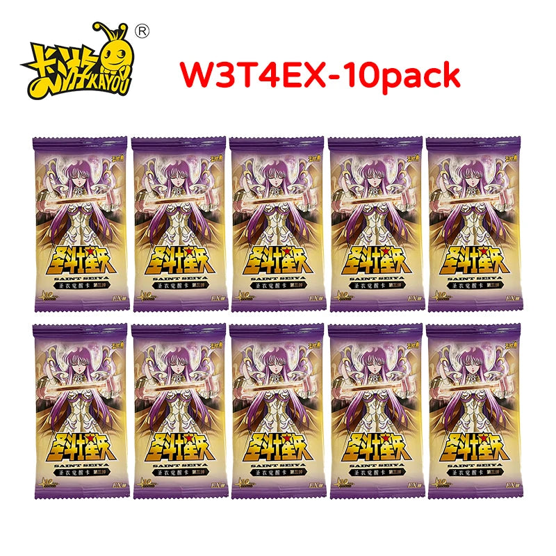 New Kayou Saint Seiya Cloth Awakening Card Box Manga Edition Collectible Card Star Pack Japanese Anime Rare Collection Cards