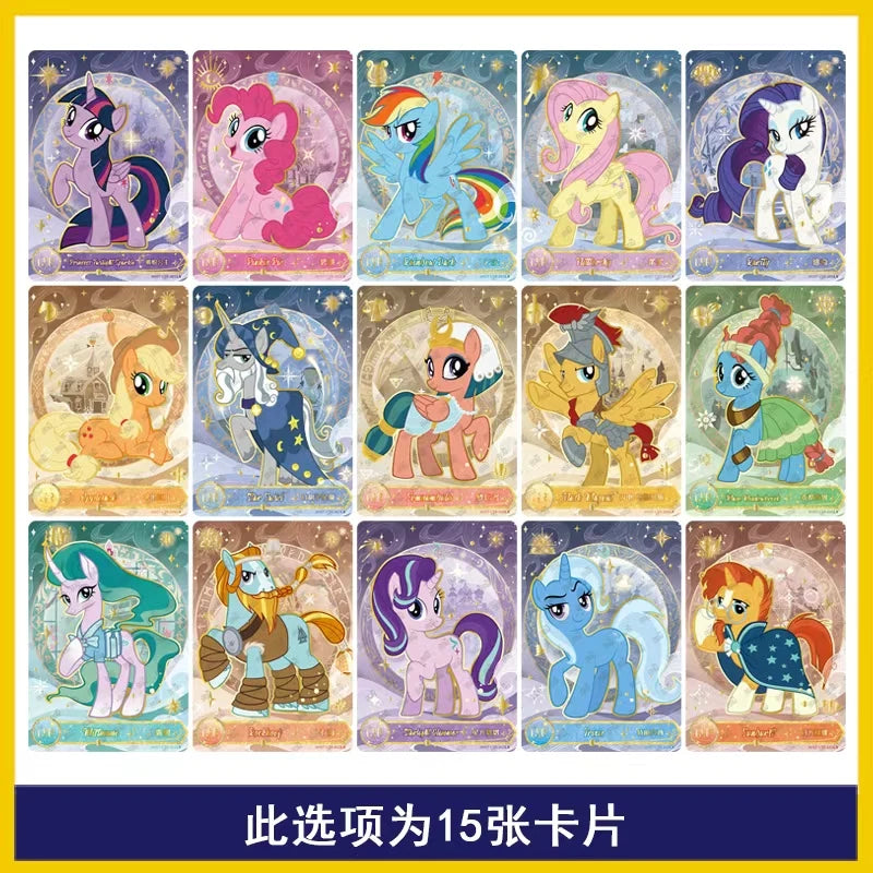 KAYOU Genuine My Little Pony Card Friendship Eternal 6 7 8 Huiyue Series SC SLR SGR UR Cute Princess Anime Collectible Cards Toy