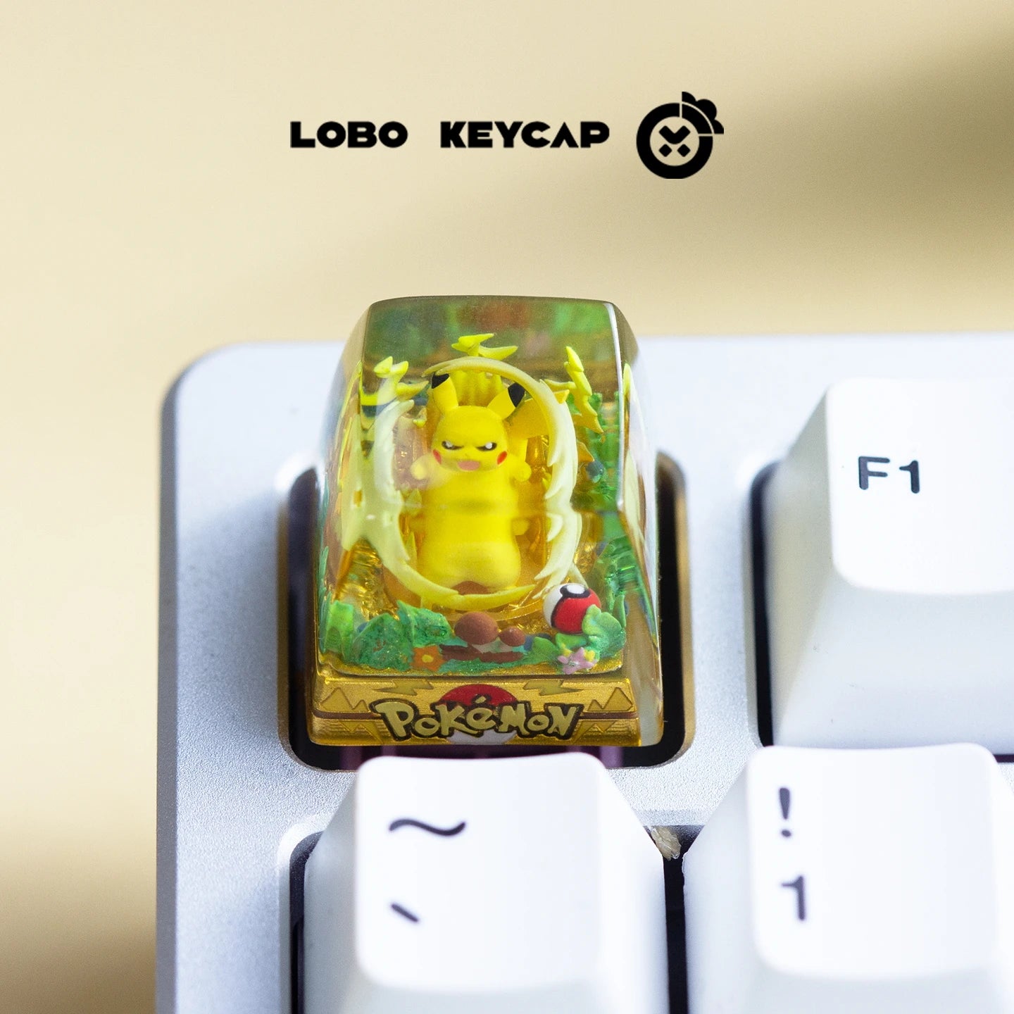 Anime Keycap Pokemon Snorlax Pikachu Gengar Single Handmade Cute Resin Custom Esc For Mechanical Keyboard Enthusiasts Keycaps