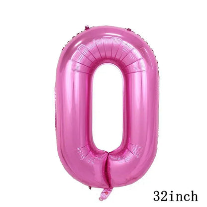 My Little Ponyed Foil Balloon Happy Birthday Latex Ballon Banner Party Decoration Cake Topper Supplies Backdrop Disposable Toy