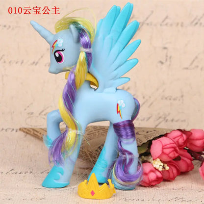 My Little Pony Toy Set Fluttershy Rainbow Dash Twilight Sparkle Princess Cadence Luna Hand Gift