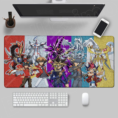 Large Mouse Pad Gamer Yu Gi Oh Mousepad Mats Gaming Pc Computer Accessories Mausepad Rubber Mat Deskmat Office Carpet Anime Desk