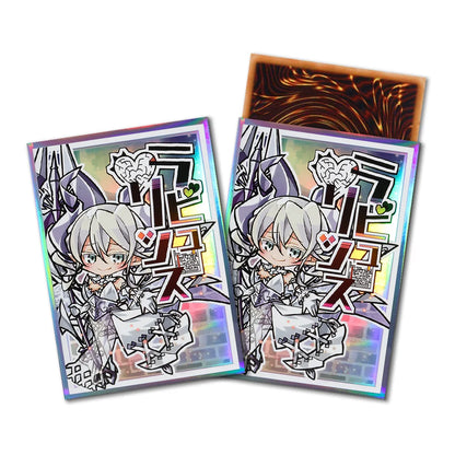 62x89mm 50PCS Anime Holographic Trading Card Sleeves Cartoon Card Sleeves Japanese Card Protector for YGO Game Cards