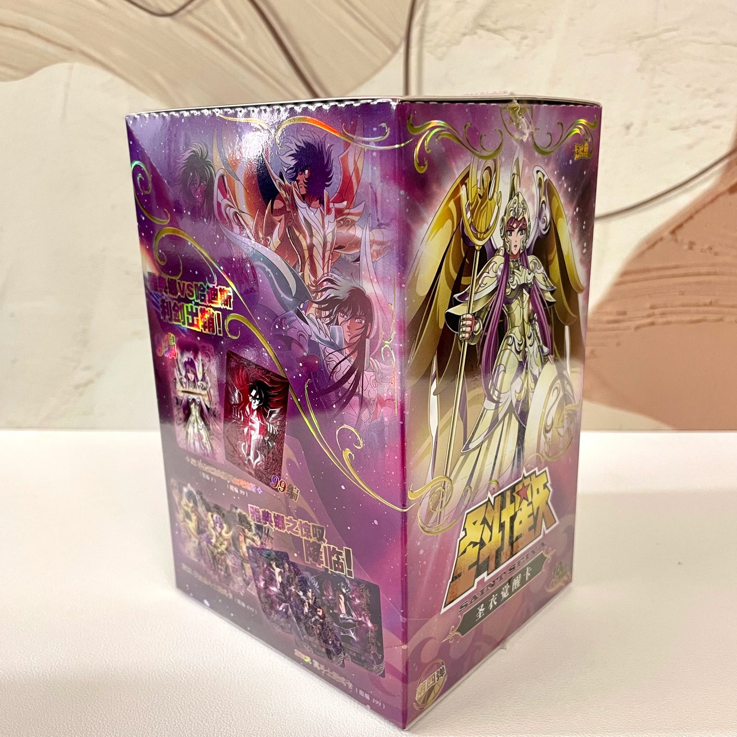 New Kayou Saint Seiya Cloth Awakening Card Box Manga Edition Collectible Card Star Pack Japanese Anime Rare Collection Cards